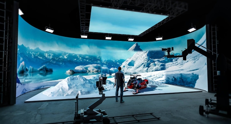 LED screen for virtual production