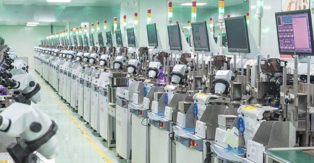 a glance at Kinglight smart factory