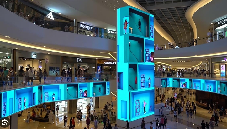 Shopping mall LED display