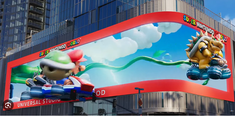 3D LED billboard
