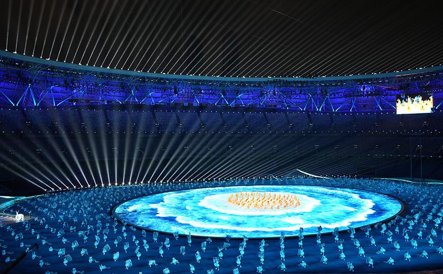 YES TECH's 2000 sqm P3.9 LED floor screen for 2023 Hangzhou Asian Games