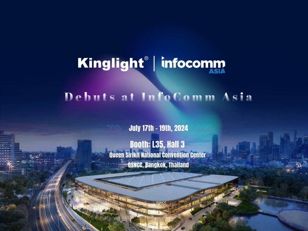 Kinglight debuts at InfoComm Asia 2024