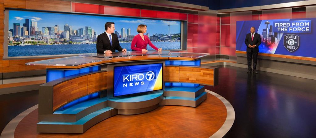 Unilumin - LED display for Kiro TV station in Seattle, USA