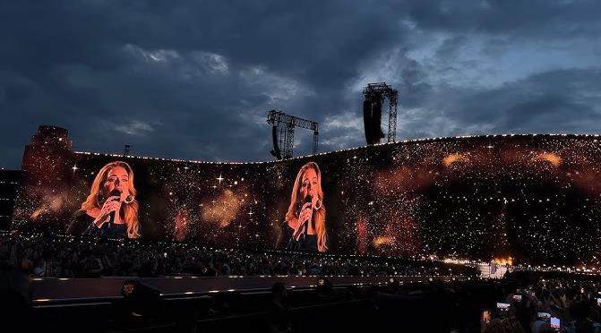 "Adele in Munich" concerts utilized the largest outdoor LED video wall