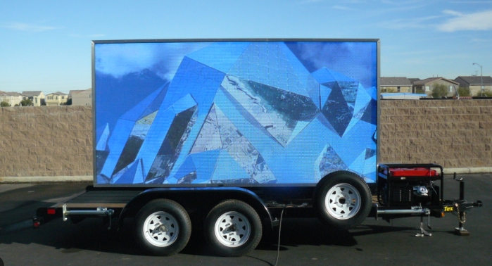 LED screen trailer