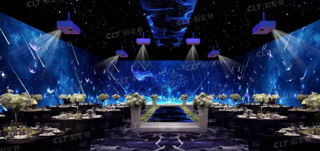 CLT- 5D Light and Shadow Banquet Hall in Xinjiang, China 