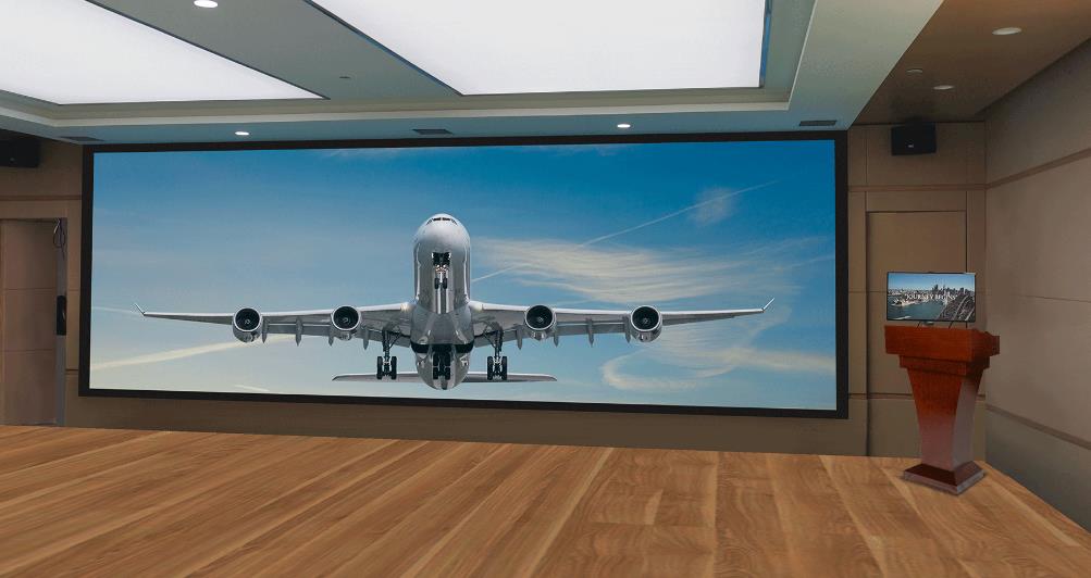 LP Display- 13.8 sqm P1.25 small pitch LED display at Baiyun airport, Guangzhou