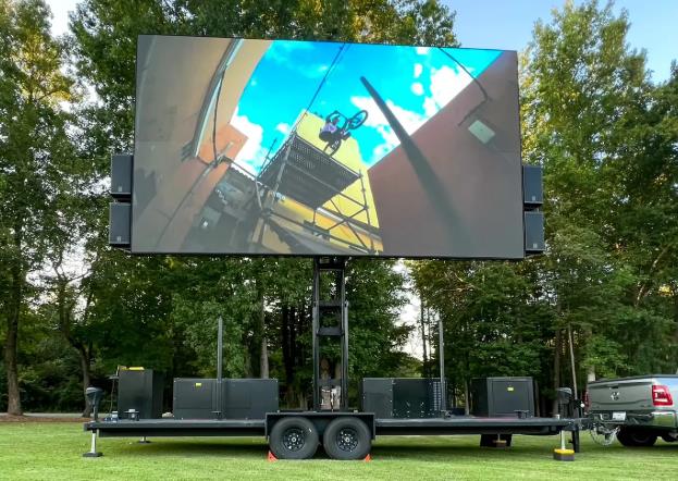 LED screen trailer