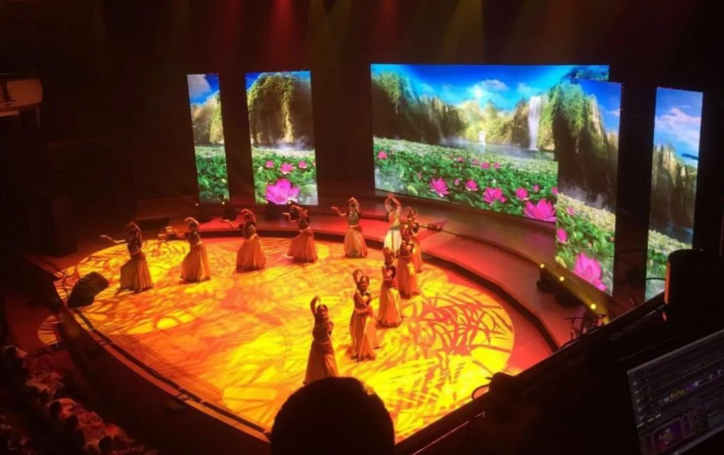 Longrun P4 indoor LED displays for auditorium in Singapore