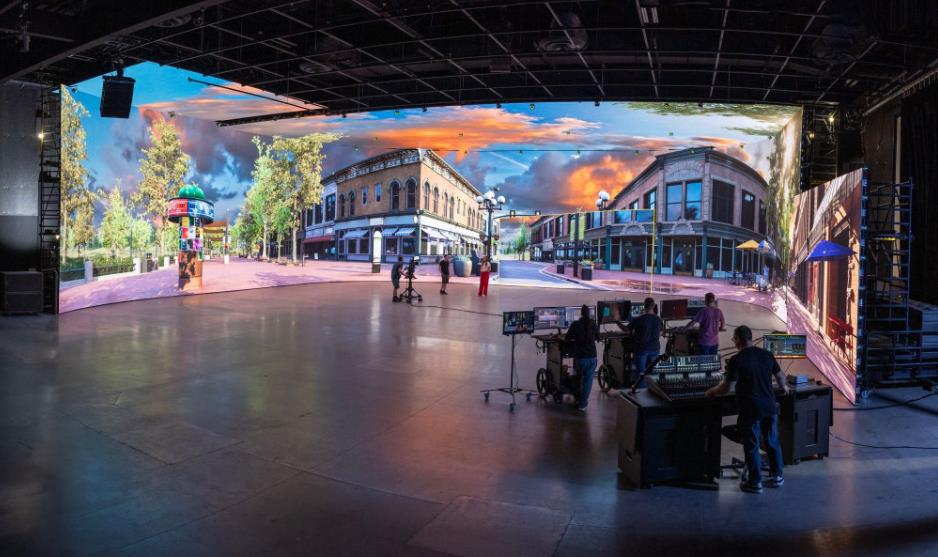 145 million pixel LED virtual production facility in dallas