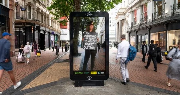 UK DOOH Protest Campaign