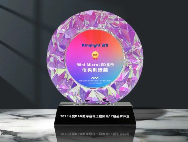 Kinglight Wins “Outstanding Mini/Micro LED Manufacturer” Award
