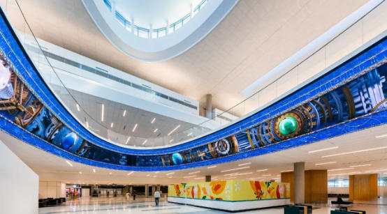 Houston airport LED display