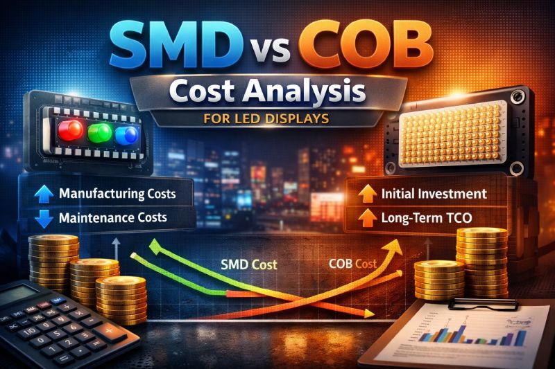 SMD vs COB Cost Analysis: A Comprehensive LED Display Cost Breakdown