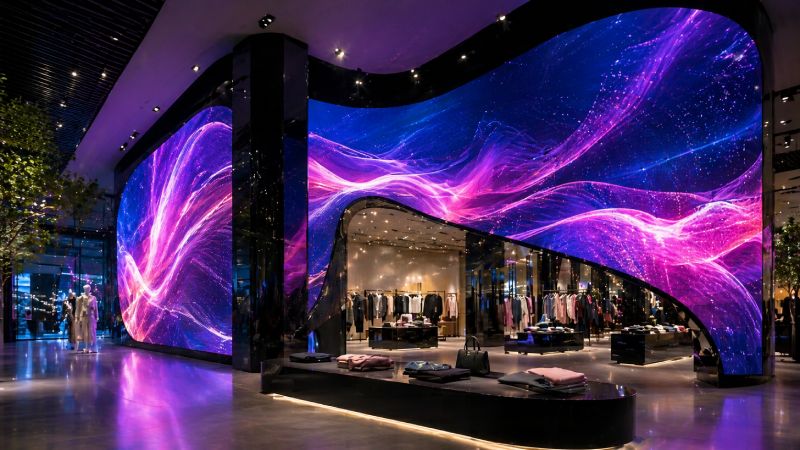 Custom LED Display Design Guide for Retail Spaces: How to Create Immersive In-Store Experiences