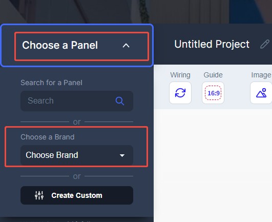 LED wall calculator -choose a panel