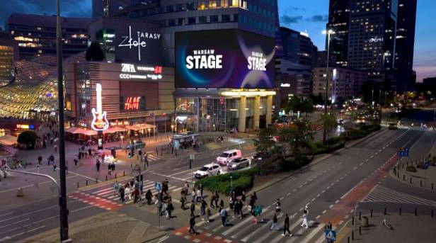 three-sided 3D LED screen