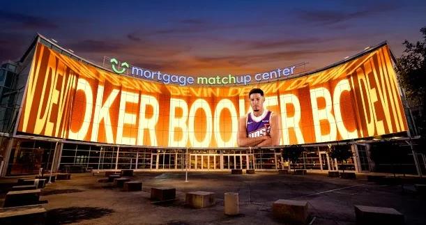 860 Square Meters - NBA's Largest Exterior Transparent LED Display Unveiled in Phoenix